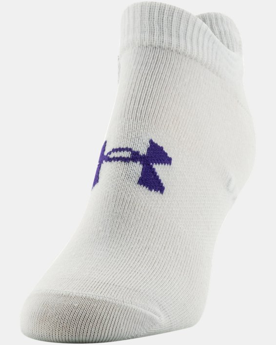 Women's UA Essential No Show – 6-Pack Socks, Gray, pdpMainDesktop image number 5